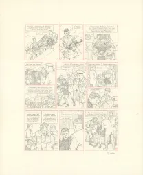 Sketch, Blake et Mortimer, Huit heures à Berlin (T.29), Antoine Aubin