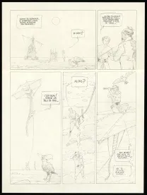 Planche noir et blanc, Sprague (T.1), Olivier Roman