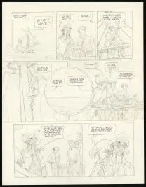 Planche noir et blanc, Sprague (T.1), Olivier Roman