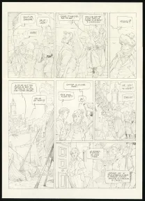 Planche noir et blanc, Sprague (T.1), Olivier Roman