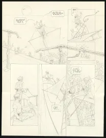 Planche noir et blanc, Sprague (T.1), Olivier Roman