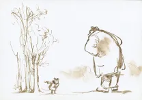 Illustration couleur, Ernest et Célestine, Cet été-là, Gabrielle Vincent