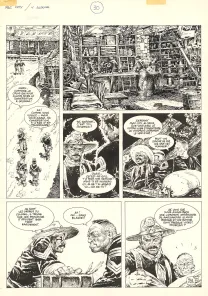 Black and white original page, Mac Coy, Wanted Mac Coy (T.5), Antonio Hernandez Palacios