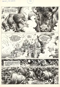 Planche noir et blanc, Mac Coy, L'Outlaw (T.12), Antonio Hernandez Palacios