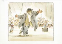 Illustration couleur, Ernest et Célestine, Ernest et Célestine au cirque, Gabrielle Vincent