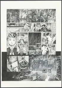 Black and white original page, Shi, Au Commencement était la colère (T.1), Josep Homs