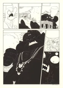 Planche noir et blanc, Donjon Monsters, Un héritage trompeur (T.17), Bertrand Gatignol