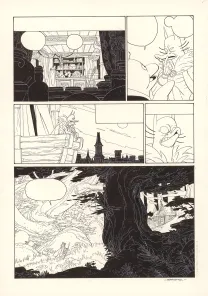 Planche noir et blanc, Donjon Monsters, Un héritage trompeur (T.17), Bertrand Gatignol