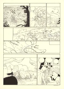 Black and white original page, Donjon Monsters, Un héritage trompeur (T.17), Bertrand Gatignol