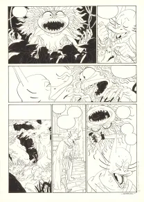 Planche noir et blanc, Donjon Monsters, Un héritage trompeur (T.17), Bertrand Gatignol
