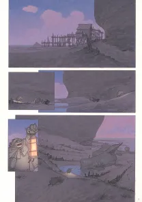 Colored original page, Sa Majesté des ours, Les Colonnes de Garuda (T.1), Didier Cassegrain