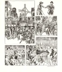 Planche noir et blanc, À mains nues, Tome 1 - 199-1921 (T.1), Clément Oubrerie