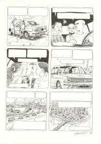 Planche noir et blanc, Aya de Yopougon, Volume 4 (T.4), Clément Oubrerie