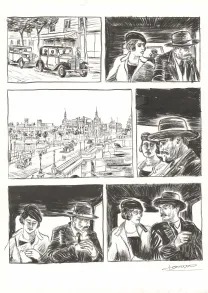 Planche noir et blanc, À mains nues, Tome 2 (T.2), Clément Oubrerie