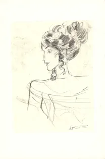 Black and white illustration, Voltaire amoureux, Clément Oubrerie
