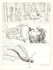 Planche noir et blanc, Voltaire amoureux, Voltaire très amoureux (T.2), Clément Oubrerie