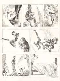 Planche noir et blanc, Voltaire amoureux, Voltaire très amoureux (T.2), Clément Oubrerie