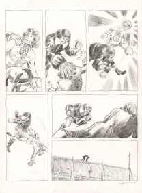 Planche noir et blanc, Voltaire amoureux, Voltaire très amoureux (T.2), Clément Oubrerie