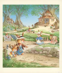 Colored illustration, La Famille Passiflore , Le Jardin de Dentdelion Passiflore, Loïc Jouannigot