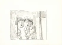 Black and white illustration, Pablo, Picasso (T.4), Clément Oubrerie