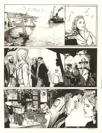 Planche noir et blanc, Les Enfants du ciel, Bernard Vrancken