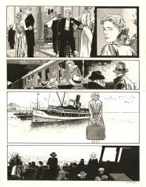 Planche noir et blanc, Les Enfants du ciel, Bernard Vrancken
