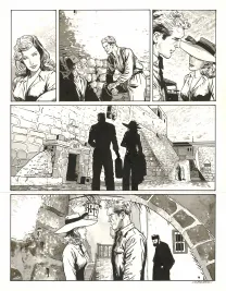 Planche noir et blanc, Les Enfants du ciel, Bernard Vrancken
