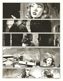 Planche noir et blanc, Les Enfants du ciel, Bernard Vrancken