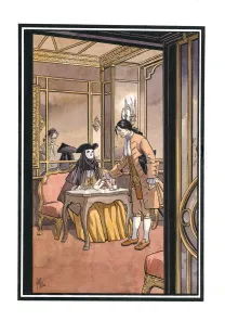 Colored illustration, Giacomo C.,  Griffo
