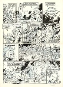 Planche noir et blanc, Trolls de Troy, Histoires trolles (T.1), Jean-Louis Mourier