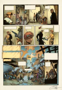 Color layout, Lanfeust des Étoiles, Les Tours de Meirrion (T.2), Claude Guth