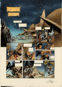 Mise en couleurs, Lanfeust des Étoiles, Les Buveurs de mondes (T.4), Claude Guth