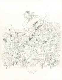 Illustration noir et blanc, Pillowy, the Art of Dave Cooper, Dave Cooper
