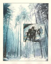 Colored original page, Nouvelle France, Bernard Vrancken