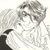 Illustration noir et blanc, La Rose écarlate , Patricia  Lyfoung 