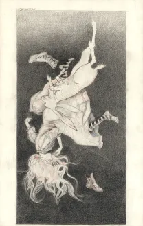 Black and white illustration, Daria Schmitt