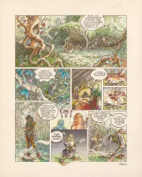 Planche couleur, Légendes des Contrées oubliées, La Saison des cendres (T.1), Thierry Ségur
