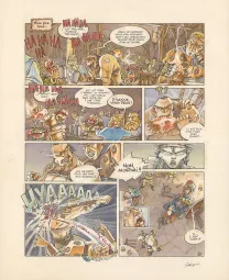 Colored original page, Légendes des Contrées oubliées, La Saison des cendres (T.1), Thierry Ségur