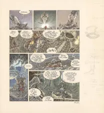 Colored original page, Légendes des Contrées oubliées, La Saison des cendres (T.1), Thierry Ségur