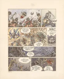 Colored original page, Légendes des Contrées oubliées, La Saison des cendres (T.1), Thierry Ségur
