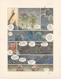 Colored original page, Légendes des Contrées oubliées, Le Pays des songes (T.2), Thierry Ségur