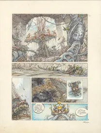 Colored original page, Légendes des Contrées oubliées, Le Sang des rois (T.3), Thierry Ségur
