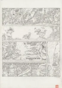 Planche noir et blanc, Le Vent dans les Sables , Étranges Etrangers (T.2), Michel Plessix