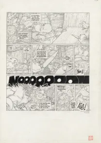 Planche noir et blanc, Le Vent dans les Sables , Étranges Etrangers (T.2), Michel Plessix