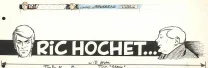 Illustration noir et blanc, Ric Hochet, Ric Hochet contre le Bourreau (T.14),  Tibet
