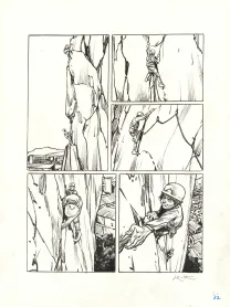 Planche noir et blanc, Ailefroide, altitude 3954, Jean-Marc Rochette