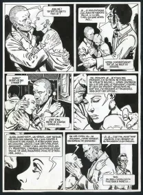 Planche noir et blanc, Le Transperceneige - Snowpiercer, Le Transperceneige - Snowpiercer (T.1), Jean-Marc Rochette