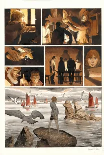 Colored original page, Ar-Men, L'Enfer des enfers, Emmanuel Lepage