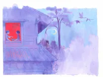 Colored illustration, Isabella Mazzanti