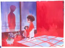 Colored illustration, Isabella Mazzanti